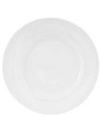 Fitz and Floyd Everyday White Beaded Salad Plates, Set of 4