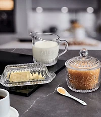 Fitz and Floyd Everyday White Bistro Glass 3-Piece Hostess Set