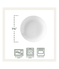 Fitz and Floyd Everyday White Coupe 16-Piece Dinnerware Set