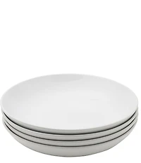 Fitz and Floyd Everyday White Dinner Bowls, Set of 4