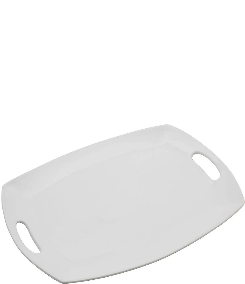 Fitz and Floyd Everyday White Handled Serving Platter, 17#double;