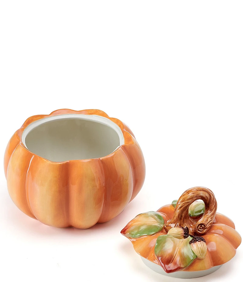 Fitz and Floyd Fall Harvest Pumpkin Cookie Jar