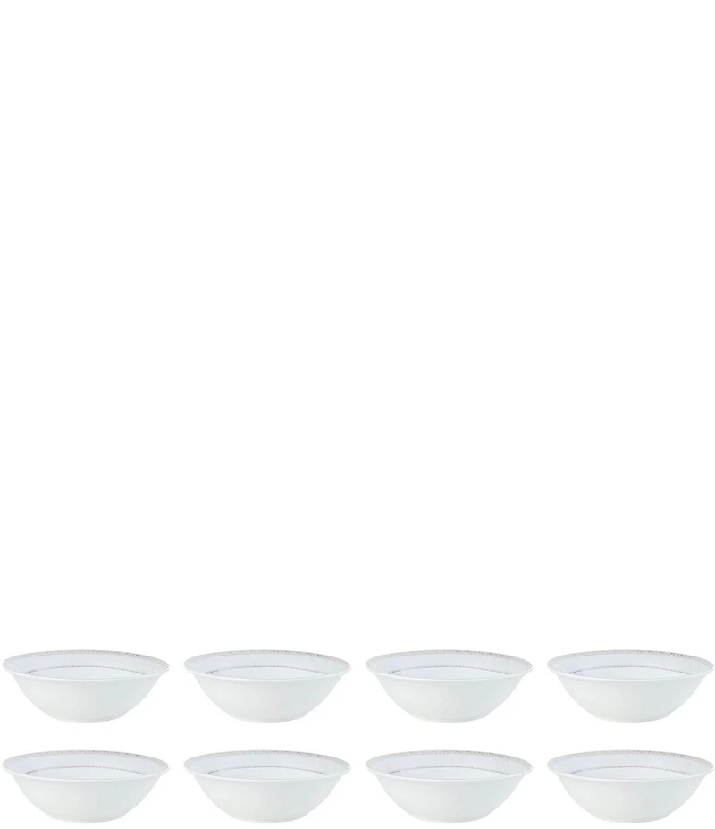 Fitz and Floyd Gold Serif 32 Piece Dinnerware Set