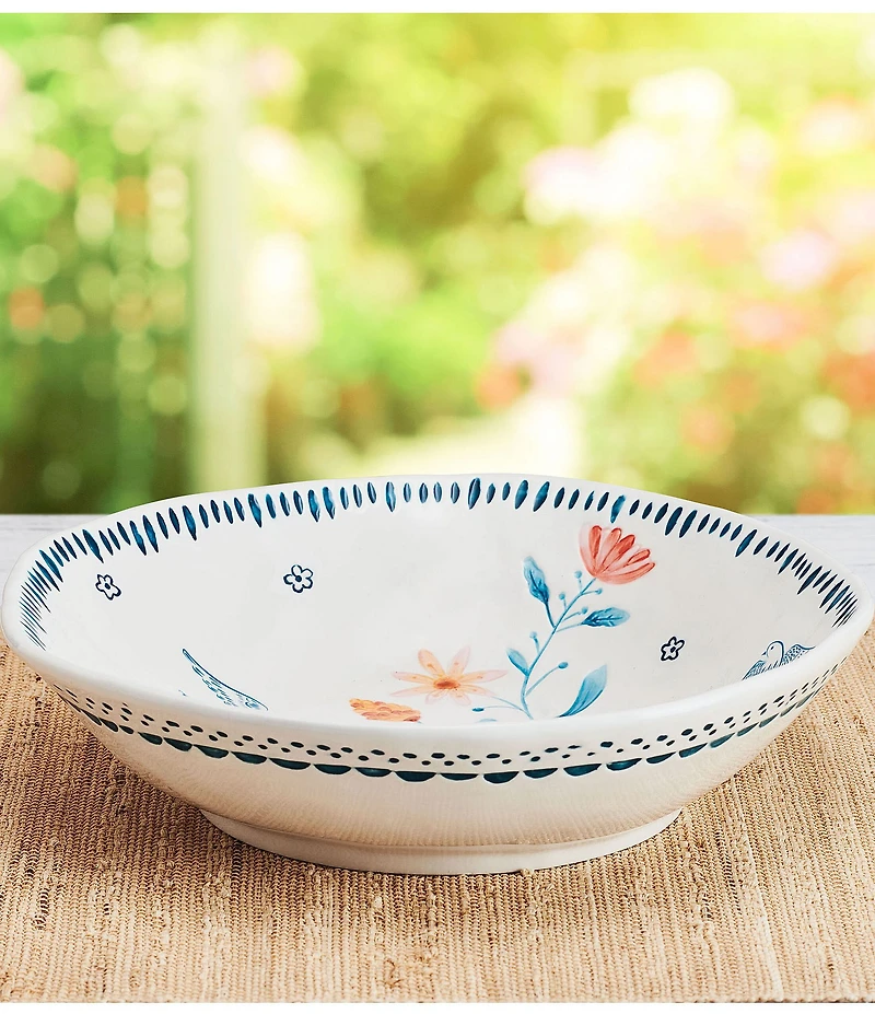 Fitz and Floyd Gracie Serve Bowl, 10#double;