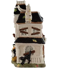 Fitz and Floyd Halloween Harvest Haunted House Cookie Jar