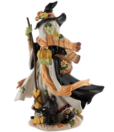 Fitz and Floyd Halloween Harvest Witch Figurine