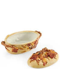 Fitz and Floyd Harvest Covered Vegetable Serve Bowl