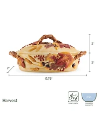 Fitz and Floyd Harvest Covered Vegetable Serve Bowl