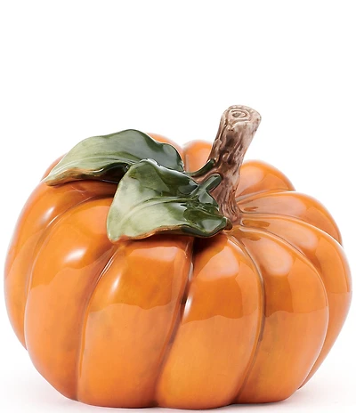 Fitz and Floyd Harvest Side Pumpkin Figurine