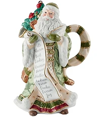 Fitz and Floyd Holiday Home Collection Santa Pitcher