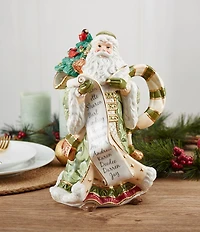 Fitz and Floyd Holiday Home Collection Santa Pitcher
