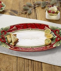 Fitz and Floyd Holiday Home Large Platter