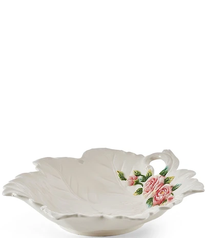 Fitz and Floyd La Fleur Leaf Serving Bowl