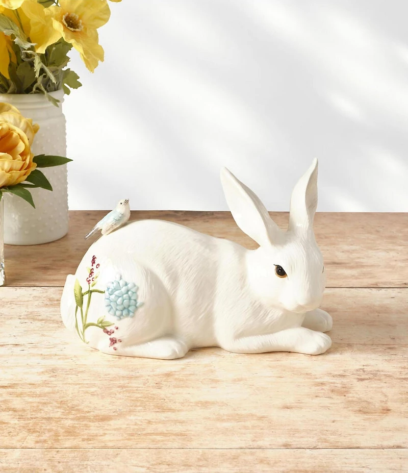 Fitz and Floyd Meadow Collection Rabbit Figurine Resting - 10#double;