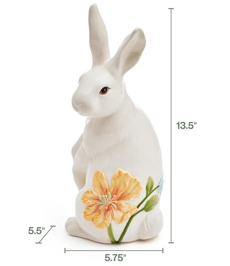 Fitz and Floyd Meadow Collection Sitting Rabbit Figurine