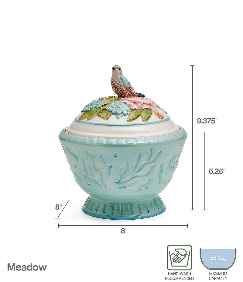 Fitz and Floyd Meadow Cookie Jar