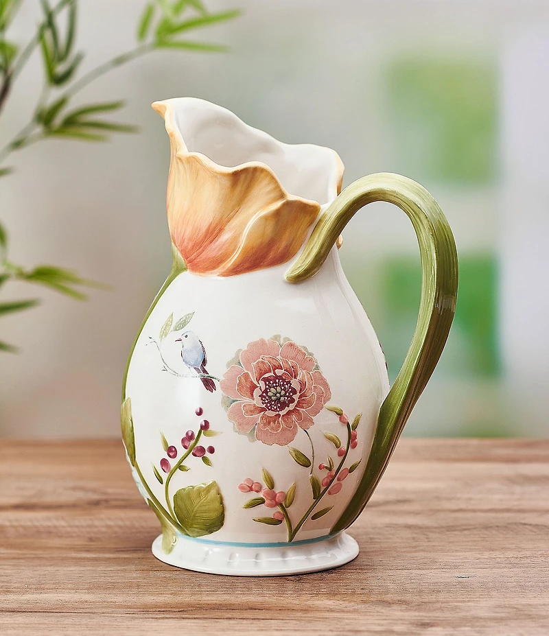 Fitz and Floyd Meadow Pitcher