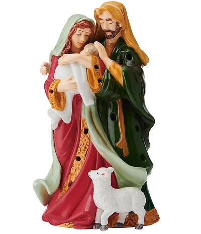 Fitz and Floyd Nativity Collection Holiday Luminary Holy Family Figurine