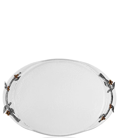 Fitz and Floyd Natures Greeting Collection Serving Oval Platter