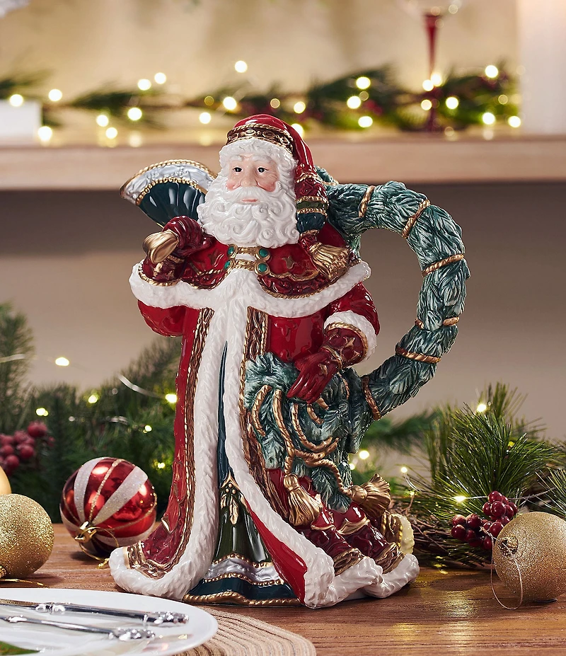 Fitz and Floyd Noel Holiday Collection Santa Pitcher