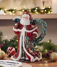 Fitz and Floyd Noel Holiday Collection Santa Pitcher