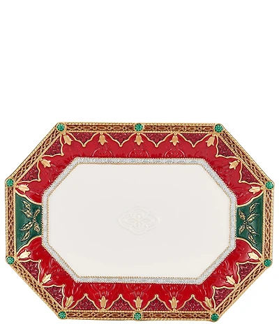 Fitz And Floyd Noel Holiday Large 16#double; Platter