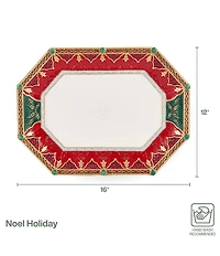 Fitz And Floyd Noel Holiday Large 16#double; Platter