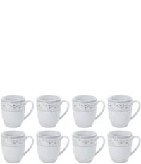 Fitz and Floyd Platinum Vine 32-Piece Dinnerware Set