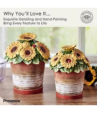 Fitz and Floyd Provence Canisters, Set of 2