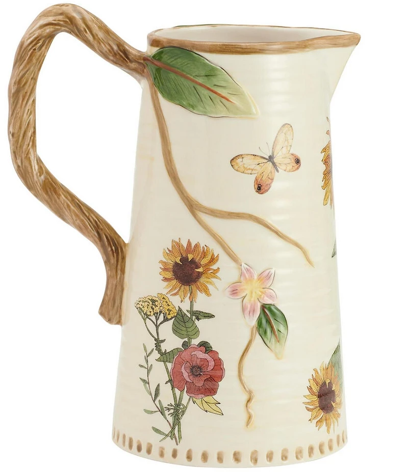 Fitz and Floyd Provence Nature-Inspired Pitcher