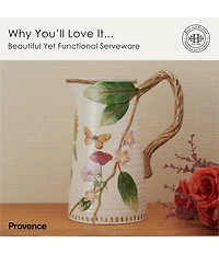 Fitz and Floyd Provence Nature-Inspired Pitcher