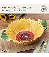 Fitz and Floyd Provence Sunflower Pasta Serve Bowl, 17.25#double;