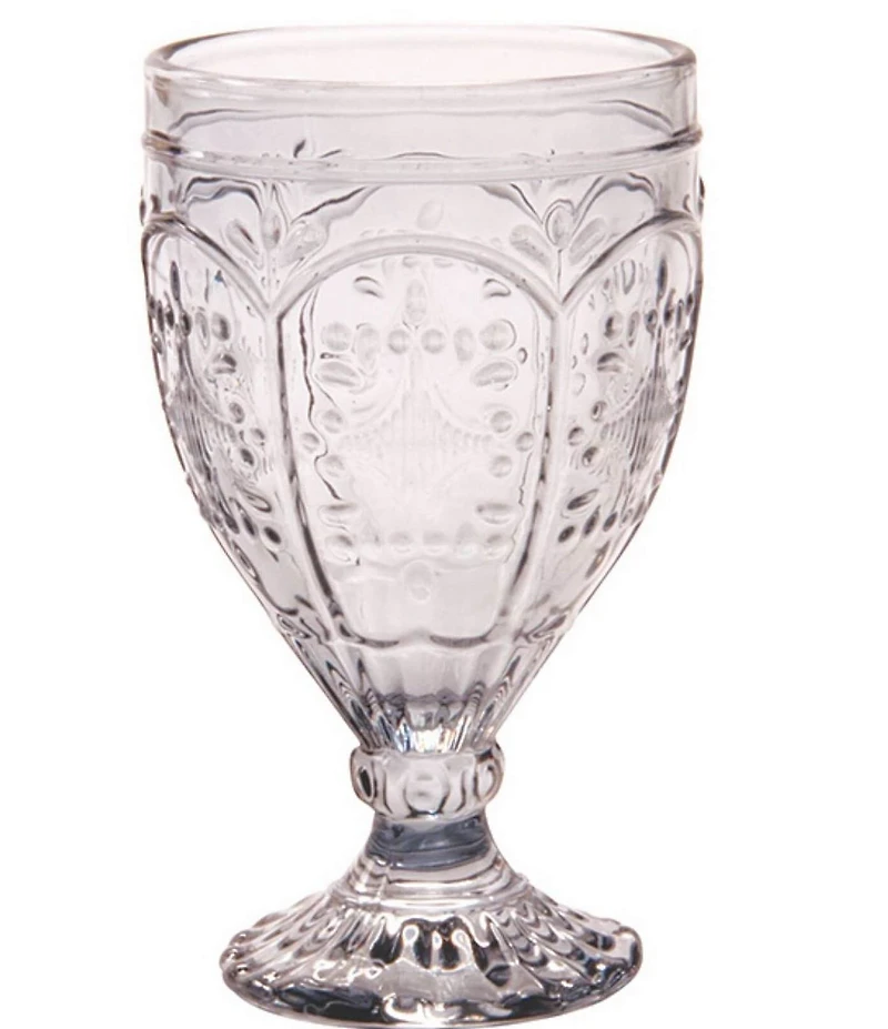 Fitz and Floyd Red Trestle Goblets, Set of 4