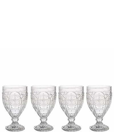 Fitz and Floyd Trestle Goblets, Set of 4