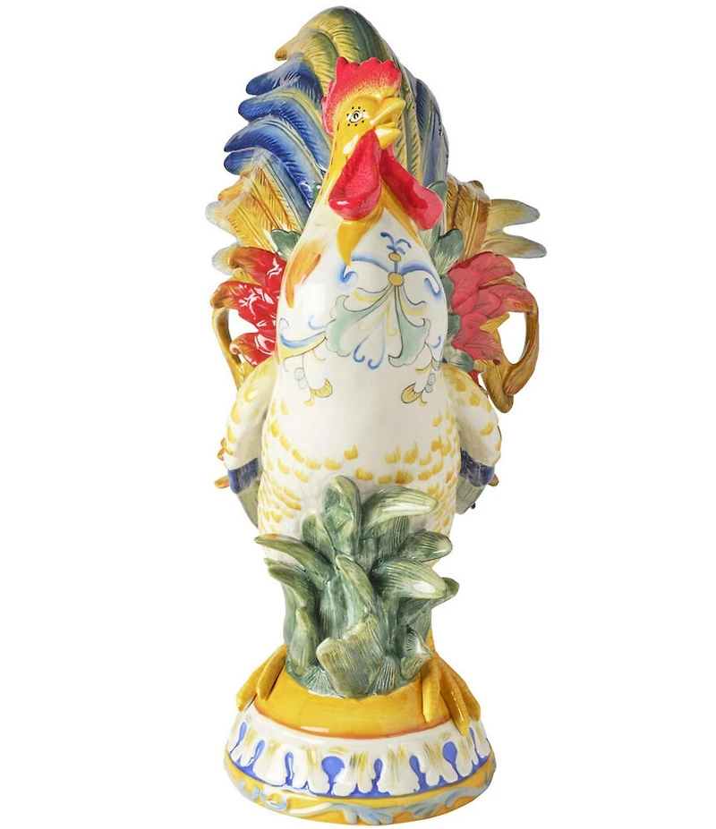 Fitz and Floyd Ricamo Collection Rooster Figurine, 20.5#double;
