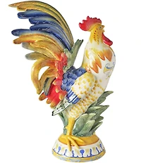 Fitz and Floyd Ricamo Collection Rooster Figurine, 20.5#double;