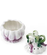 Fitz and Floyd Sicily Green Garlic Keeper