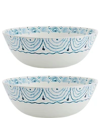 Fitz and Floyd Sicily Serve Bowls and Salt and Pepper Shakers Set