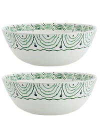 Fitz and Floyd Sicily Serve Bowls and Salt and Pepper Shakers Set