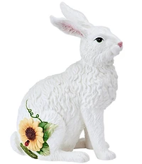 Fitz and Floyd Sunflower Rabbits Collection Sitting Figurine
