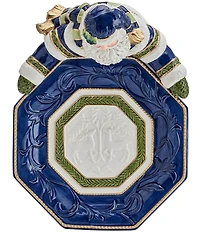 Fitz and Floyd Telluride Collection Santa Serving Bowl