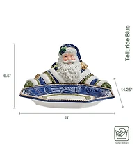 Fitz and Floyd Telluride Collection Santa Serving Bowl