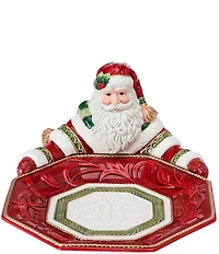 Fitz and Floyd Telluride Collection Santa Serving Bowl