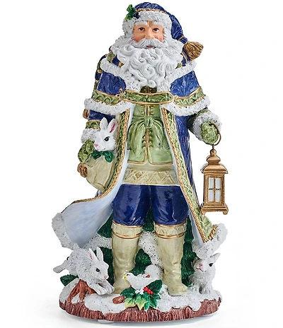 Fitz and Floyd Telluride Collection Holiday Musical Santa Figurine