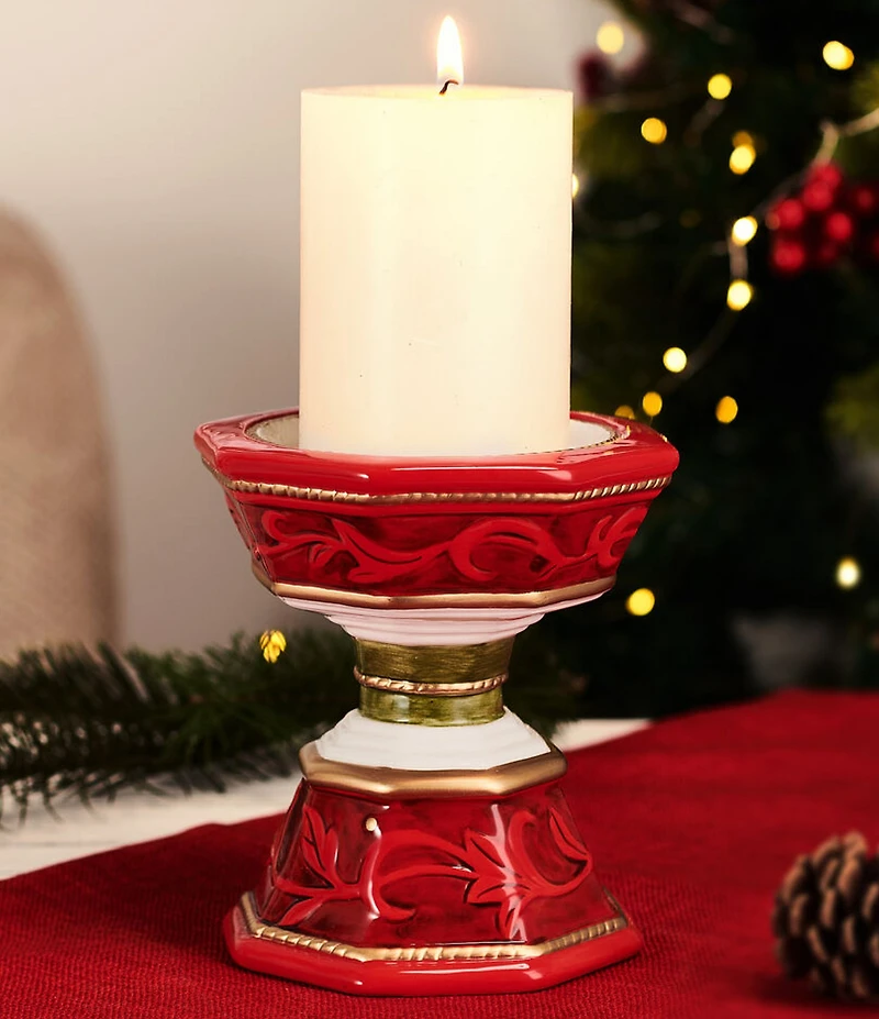 Fitz and Floyd Telluride Collection Pillar Candleholder