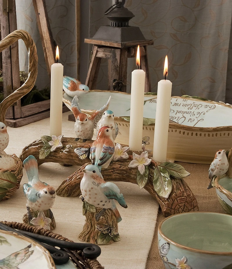 Fitz and Floyd Toulouse Bird Candle Holder