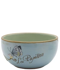 Fitz and Floyd Toulouse Blue Butterfly Small Bowls, Set of 4