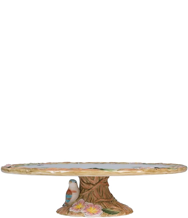 Fitz and Floyd Toulouse Footed Remail Bird Cake Plate