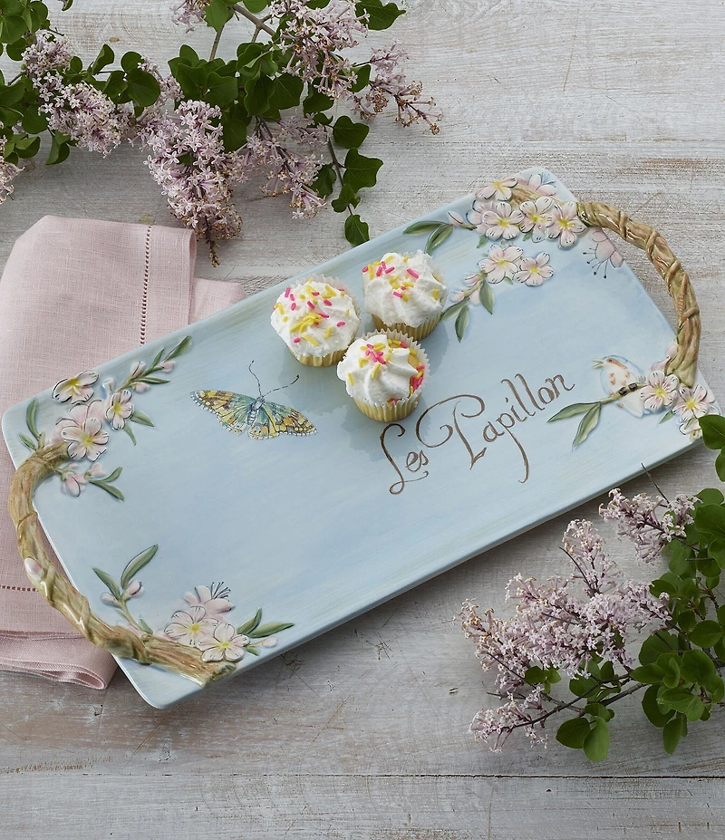 Fitz and Floyd Toulouse Rectangular Serving Tray