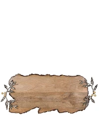 Fitz and Floyd Woodgrove Collection Mango Wood Serving Board